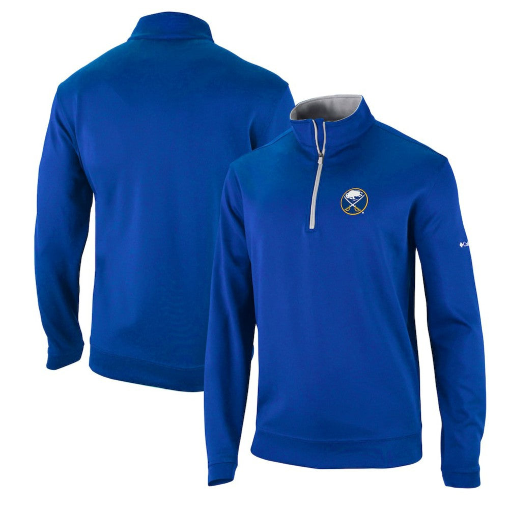Buffalo Sabres Columbia Wickham Hills Omni-Wick Quarter-Zip Jacket Royal