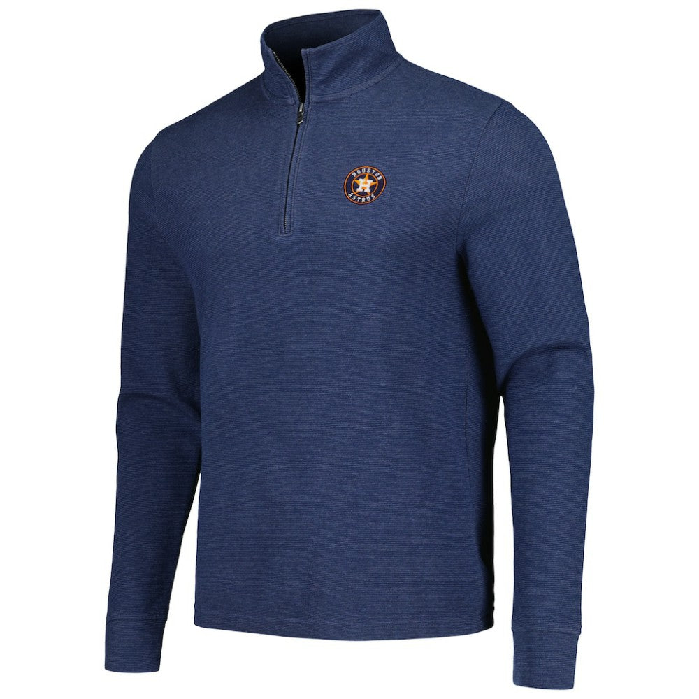 Houston Astros Vineyard Vines Saltwater Quarter-Zip Jacket - Navy