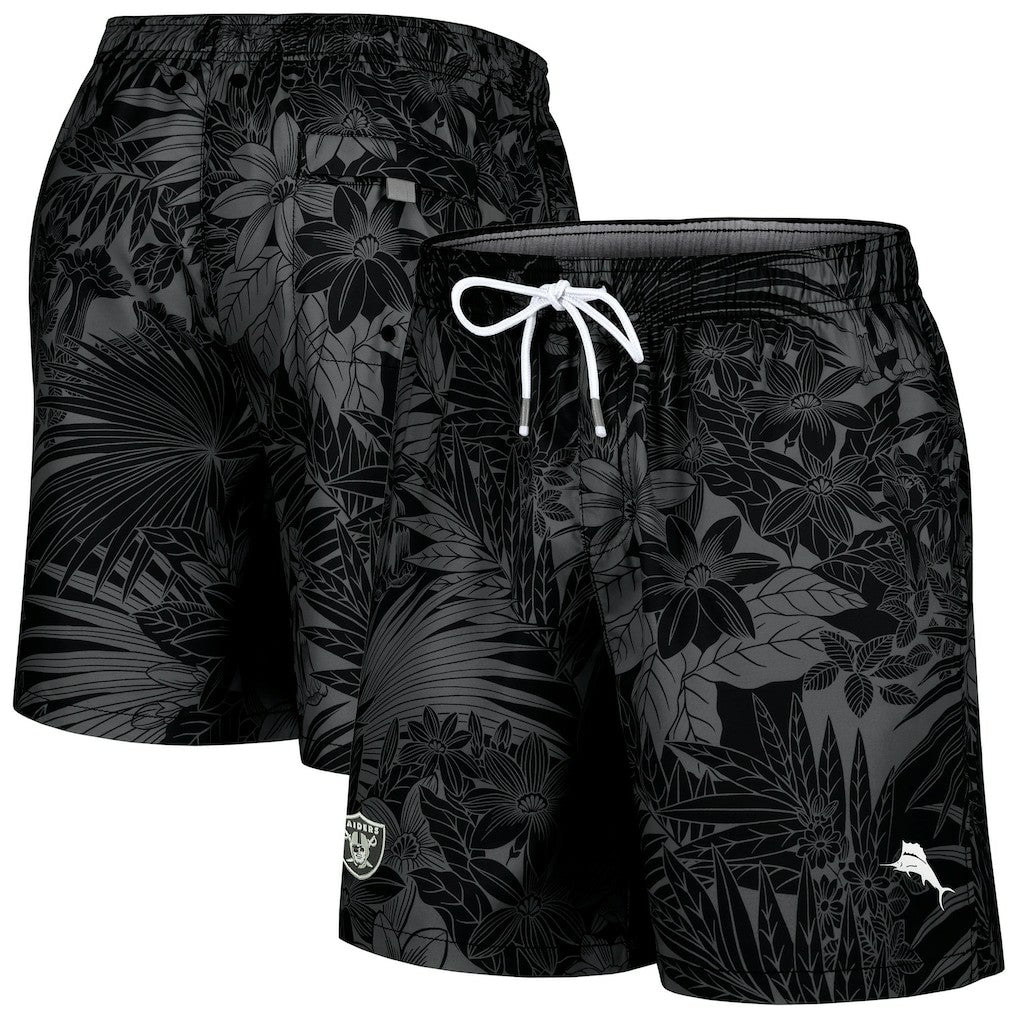 Las Vegas Raiders Santiago Palms Board Shorts - Black discount