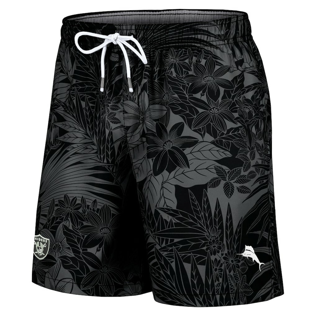 Las Vegas Raiders Santiago Palms Board Shorts - Black discount