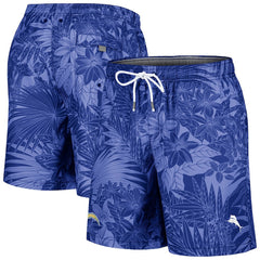 Los Angeles Chargers Santiago Palms Board Shorts - Powder Blue online