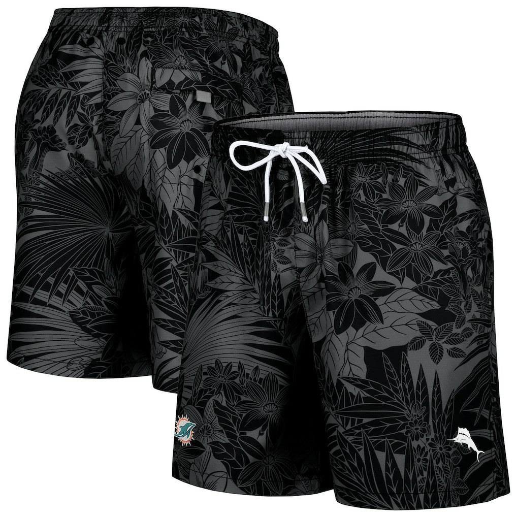 Miami Dolphins Santiago Palms Board Shorts - Black discount