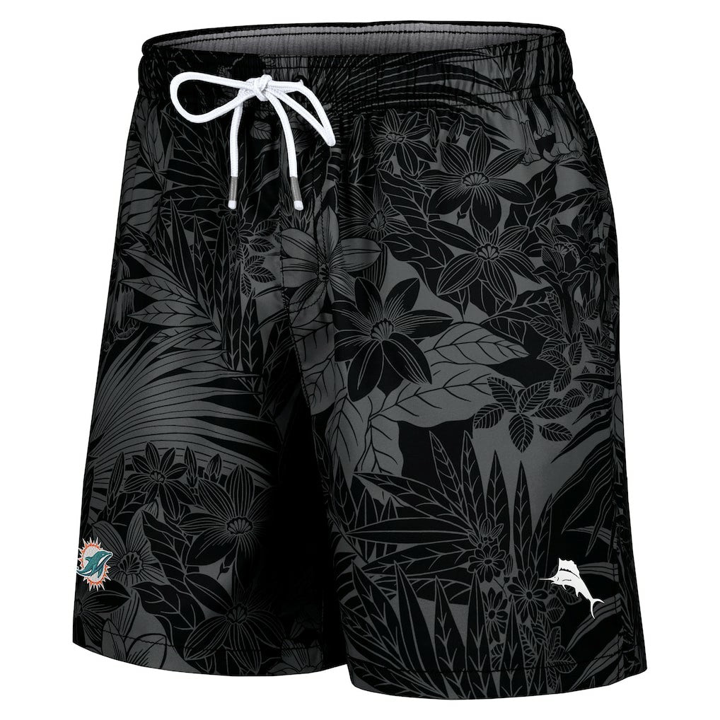 Miami Dolphins Santiago Palms Board Shorts - Black discount