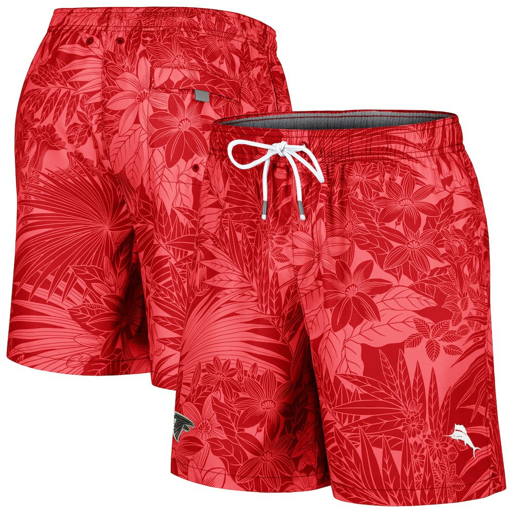 Atlanta Falcons Santiago Palms Board Shorts - Red outlet