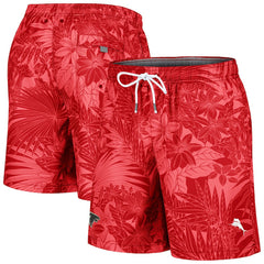 Atlanta Falcons Santiago Palms Board Shorts - Red outlet