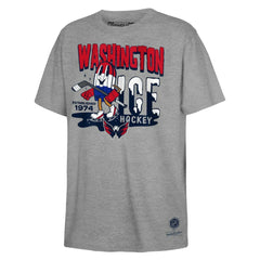 Washington Capitals Mitchell & Ness Youth Ice Hockey T-Shirt Gray