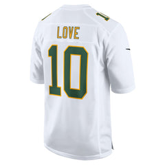 Jordan Love Green Bay Packers Fashion Game Jersey - White | Nike for sale