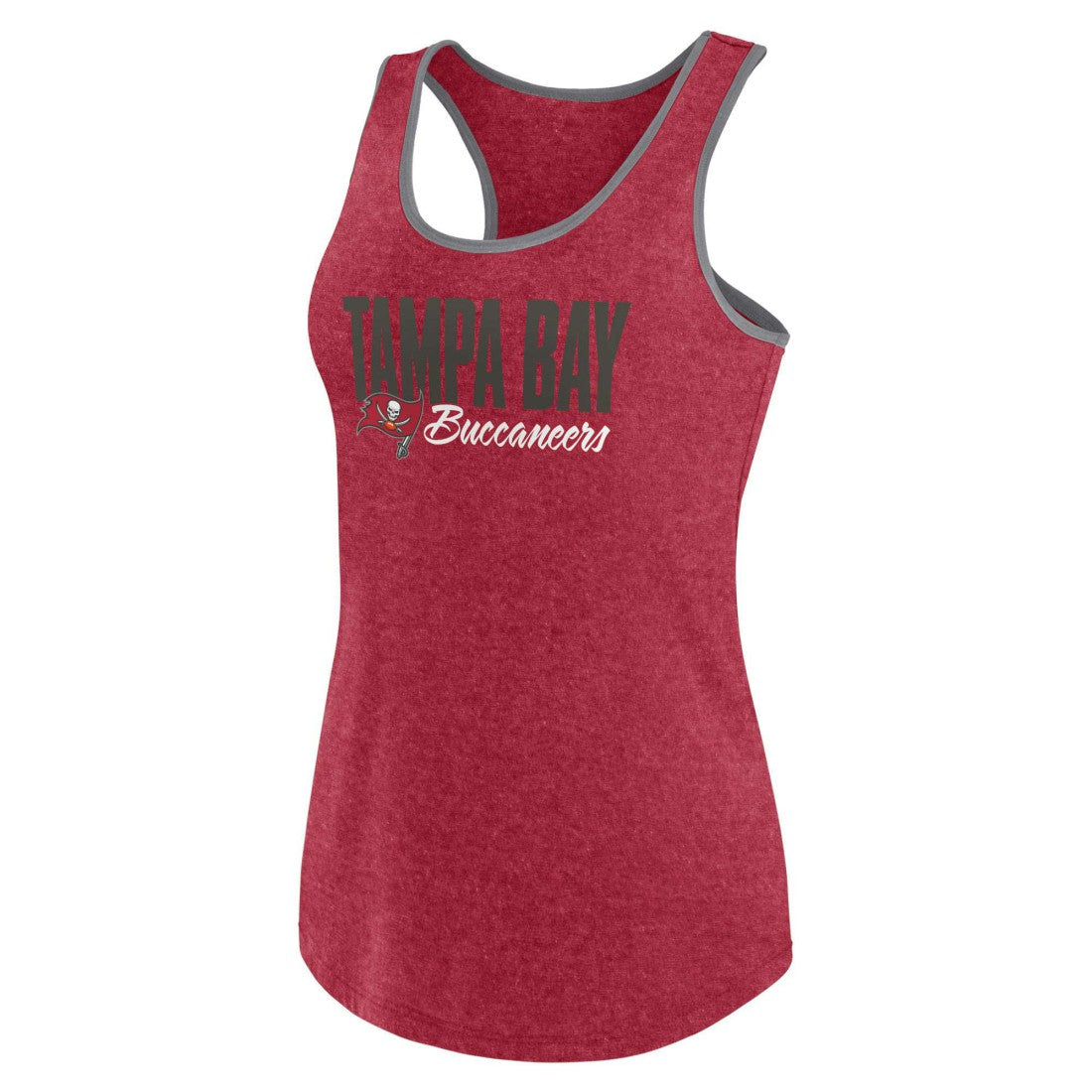 Tampa Bay Buccaneers Women's Plus Size Fuel Tank Top - Heather Red for sale