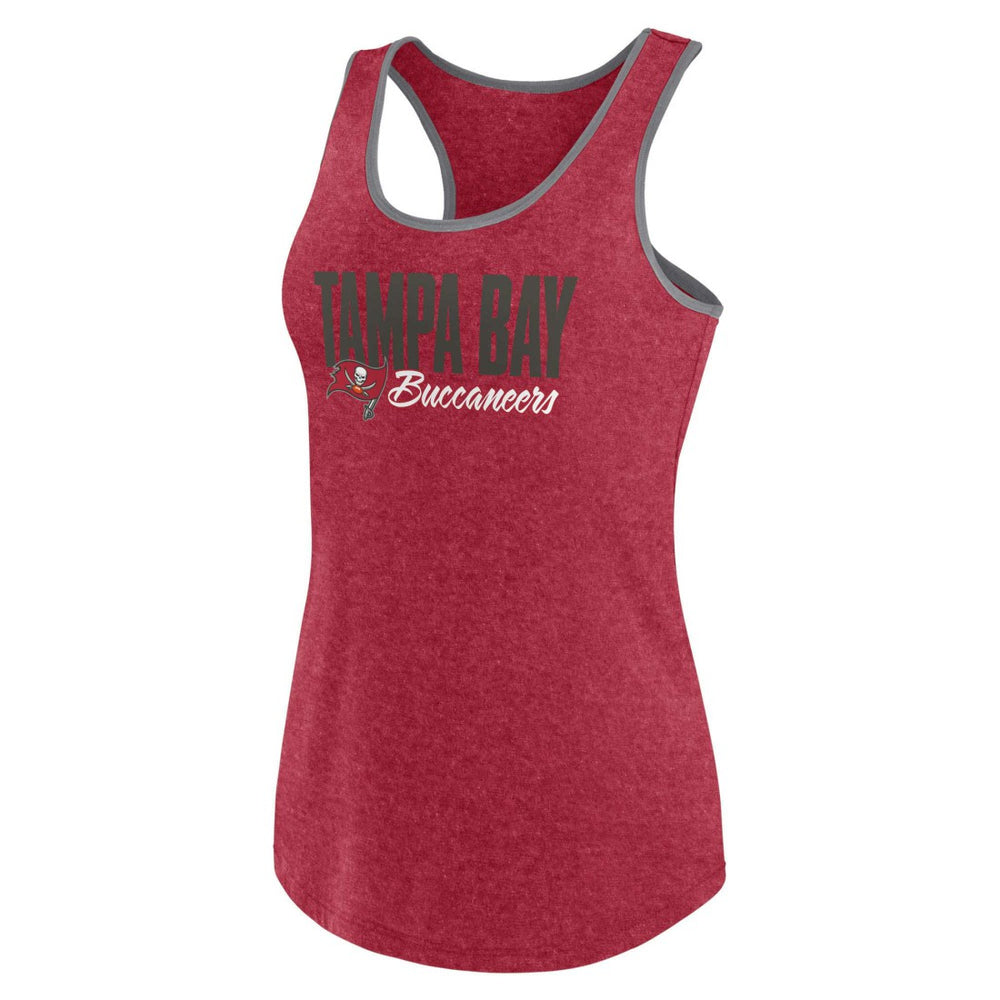 Tampa Bay Buccaneers Women's Plus Size Fuel Tank Top - Heather Red for sale
