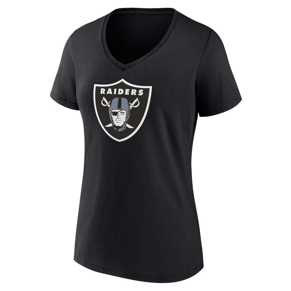 Las Vegas Raiders Women's Plus Size Mother's Day #1 Mom V-Neck T-Shirt - Black outlet
