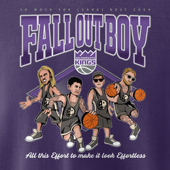 Fall Out Boy x Sacramento Kings Unisex So Much For (2our) Dust Pullover Sweatshirt - Purple for sale