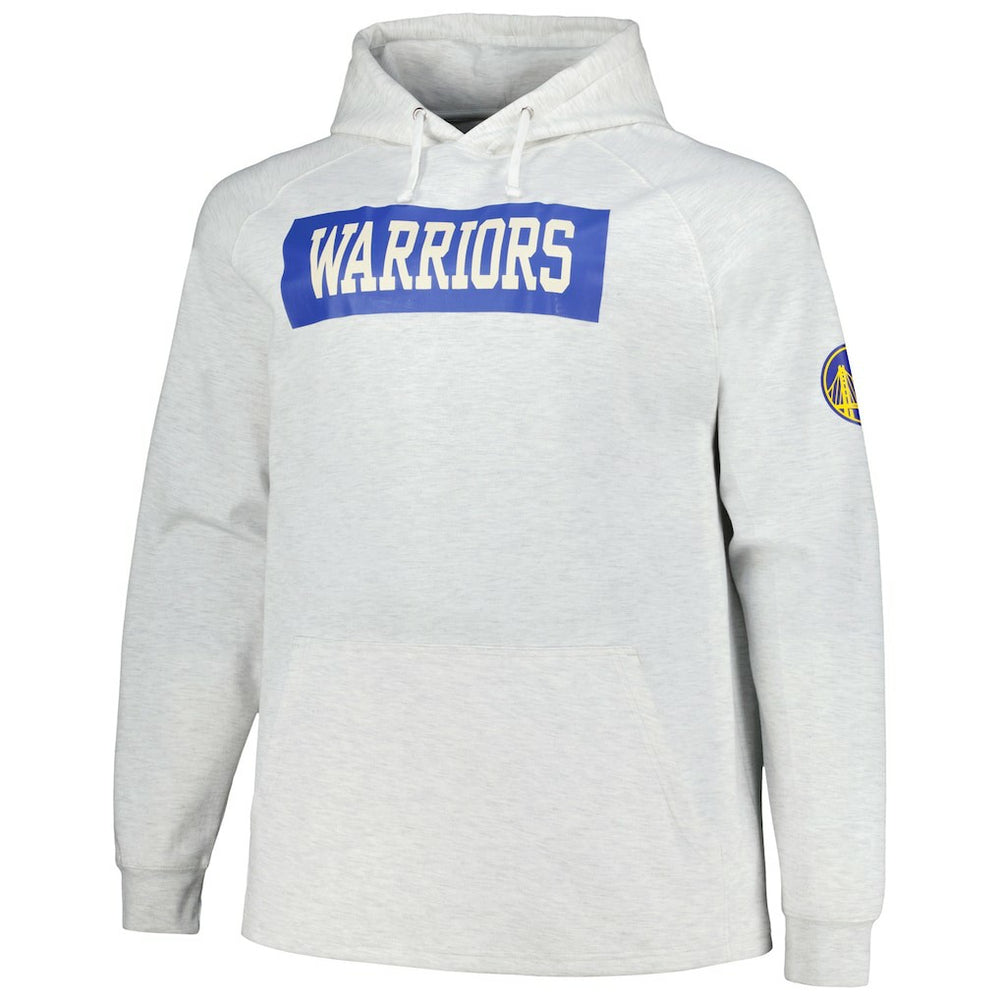 Golden State Warriors Big & Tall Raglan Tri-Blend Pullover Hoodie sale - Ash | Fanatics cheap