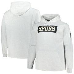 San Antonio Spurs Big & Tall Raglan Tri-Blend Pullover Hoodie - Ash | Fanatics on sale