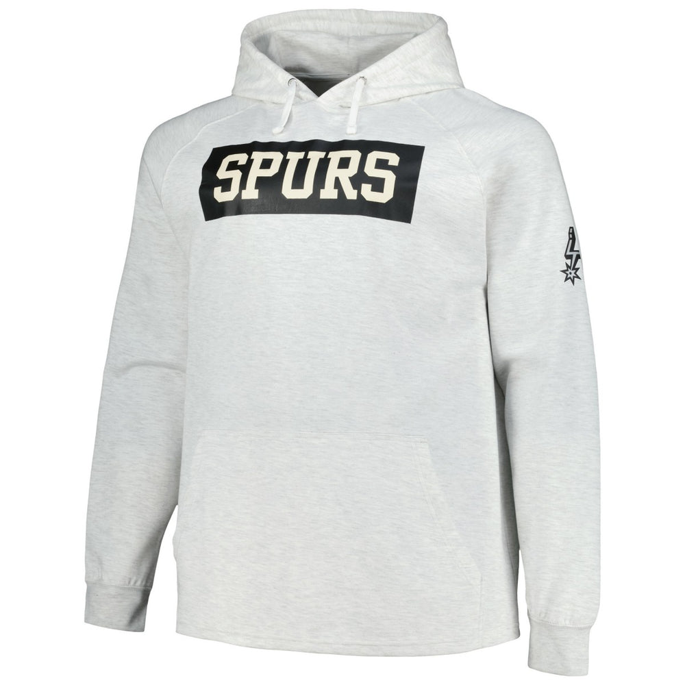 San Antonio Spurs Big & Tall Raglan Tri-Blend Pullover Hoodie - Ash | Fanatics on sale