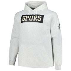 San Antonio Spurs Big & Tall Raglan Tri-Blend Pullover Hoodie - Ash | Fanatics on sale