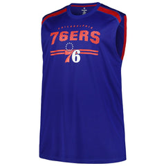 Philadelphia 76ers Big & Tall Birdseye Muscle Tank Top - Royal | Fanatics sale