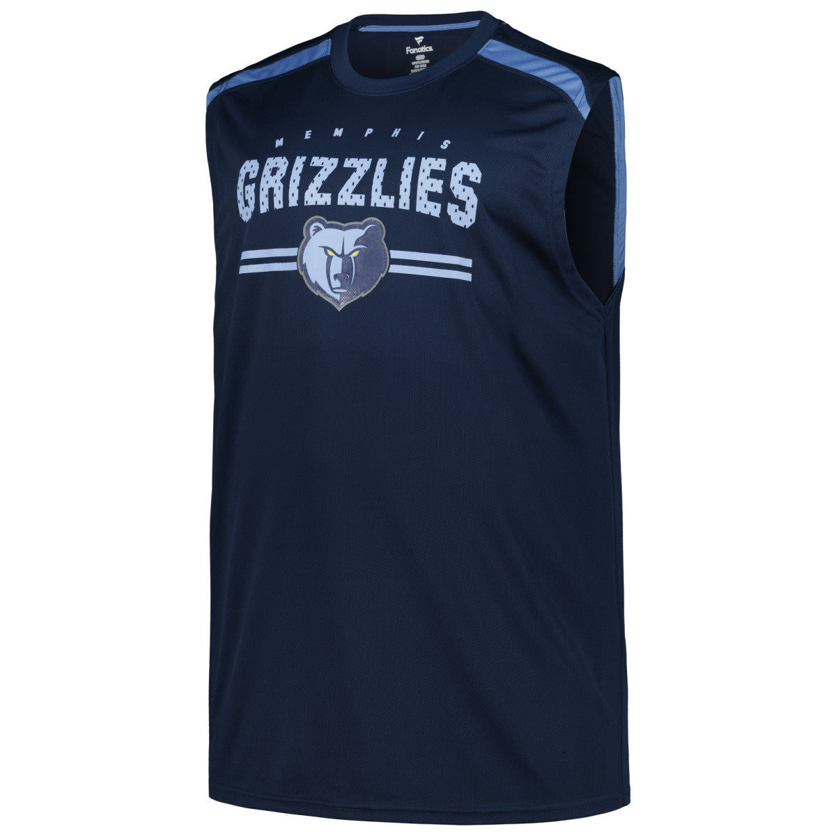 Memphis Grizzlies Big & Tall Birdseye Muscle Tank Top - Navy | Fanatics for sale