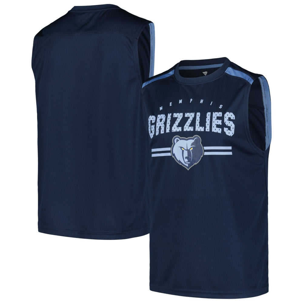 Memphis Grizzlies Birdseye Muscle Tank Top - Navy | Fanatics for sale