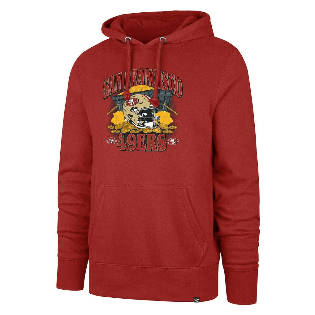 San Francisco 49ers '47 Men's Regional Headline Hoodie - Scarlet sale