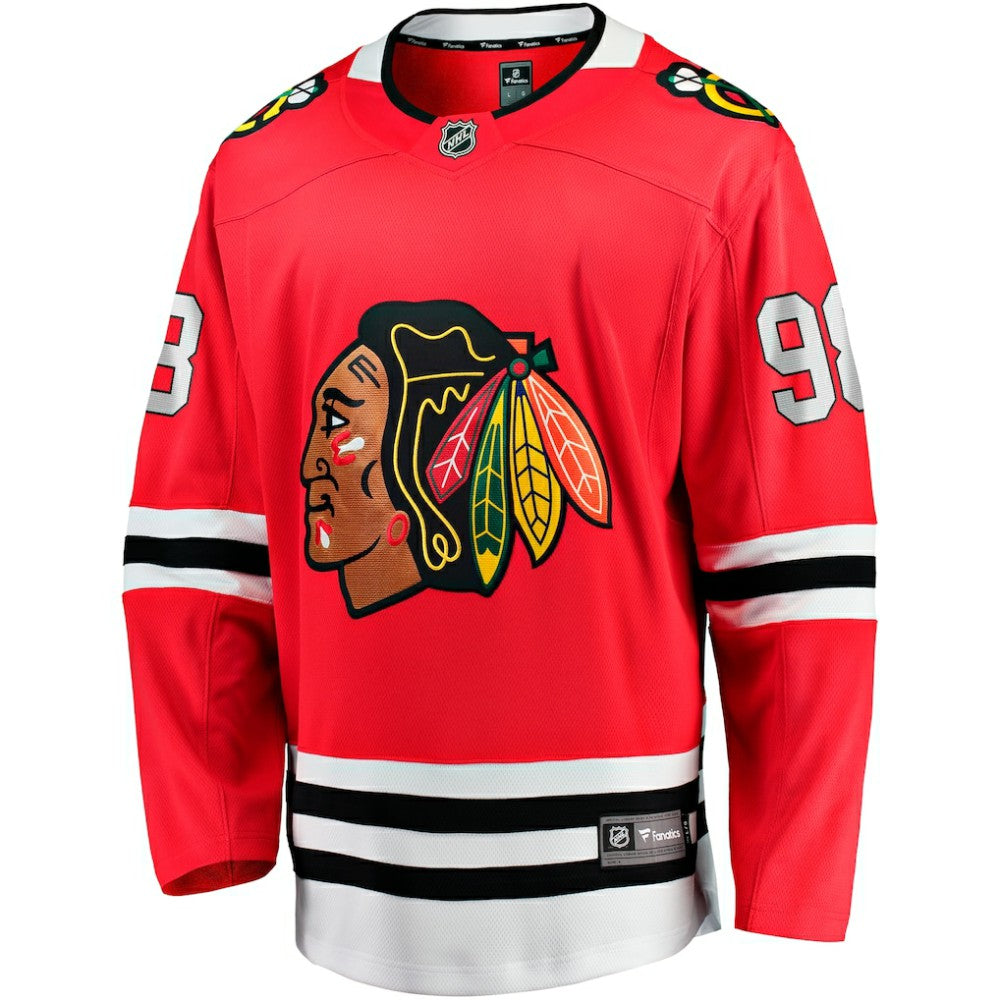 Connor Bedard Chicago Blackhawks Fanatics Home Breakaway Player Jersey Red
