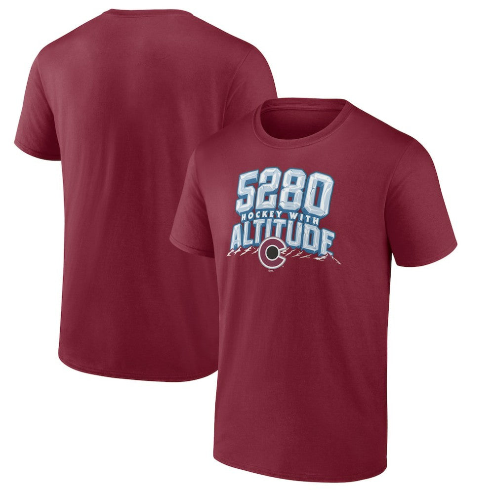 Colorado Avalanche Fanatics Local T-Shirt Burgundy