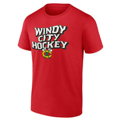 Chicago Blackhawks Fanatics Local T-Shirt Red
