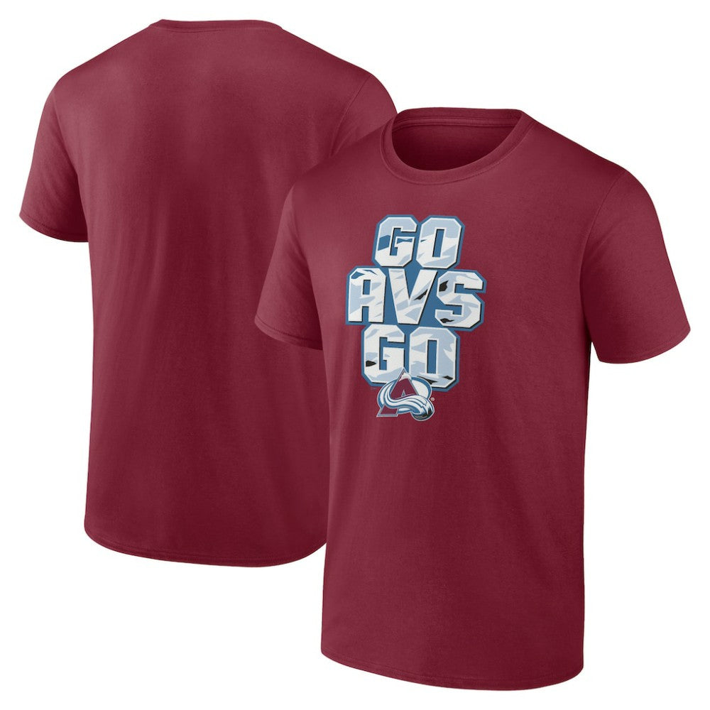 Colorado Avalanche Fanatics Local T-Shirt Burgundy