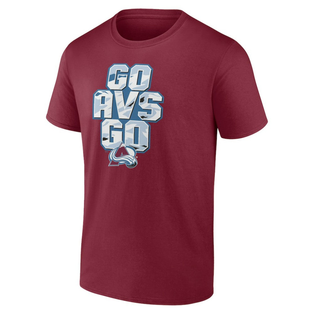 Colorado Avalanche Fanatics Local T-Shirt Burgundy