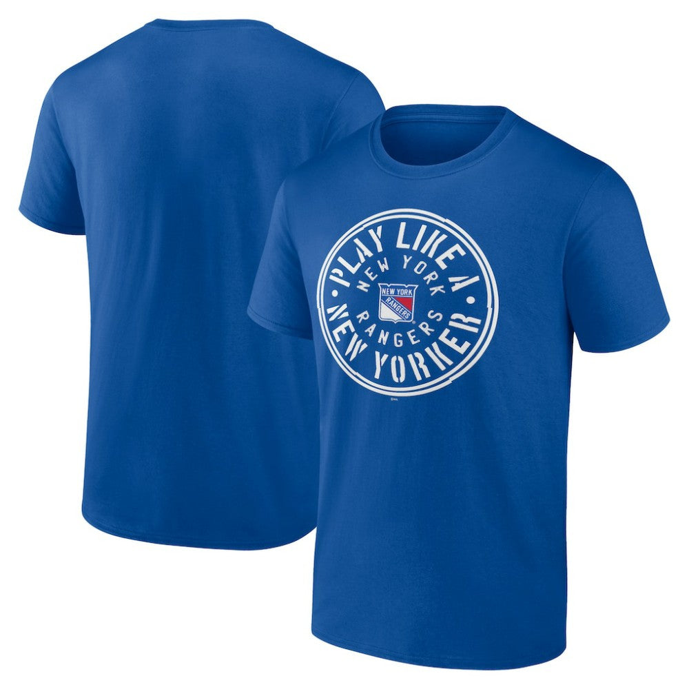 New York Rangers Fanatics Local T-Shirt Blue
