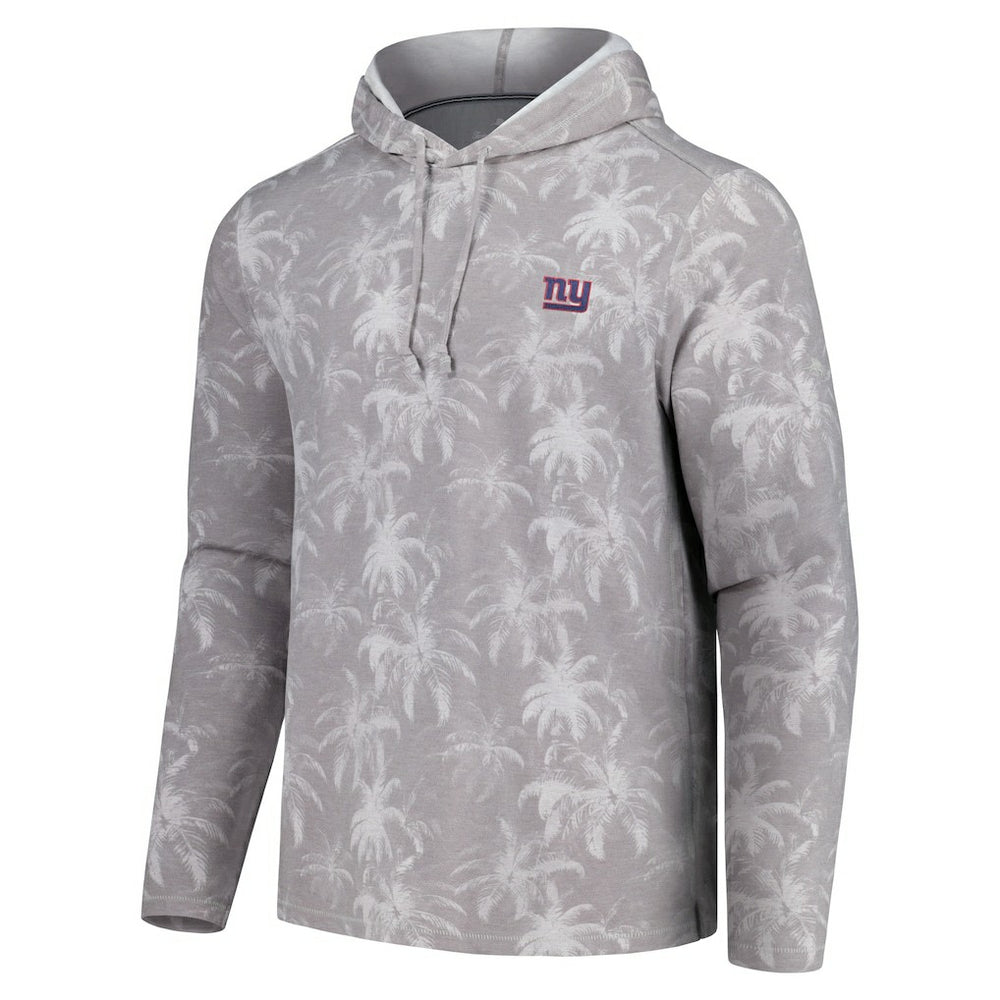 New York Giants Palm Frenzy Hoodie Long Sleeve T-Shirt - Gray discount
