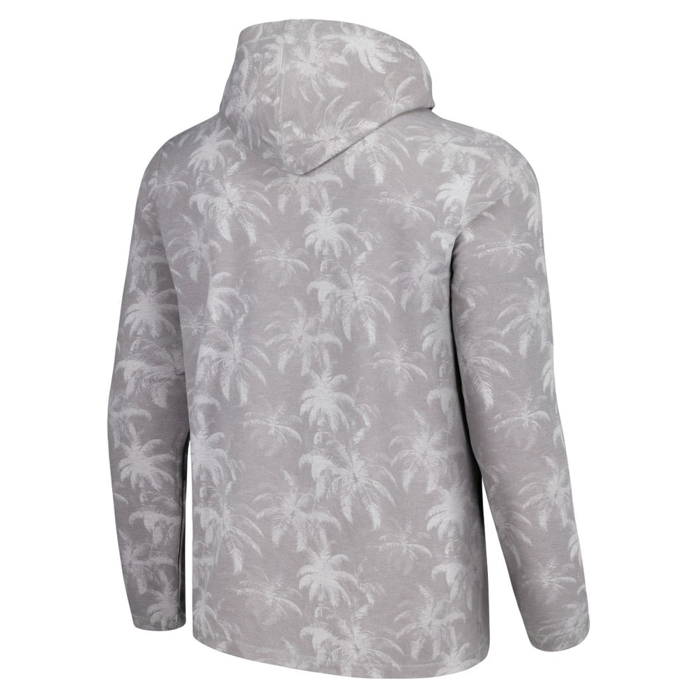 Detroit Lions Palm Frenzy Hoodie Long Sleeve T-Shirt - Gray discount