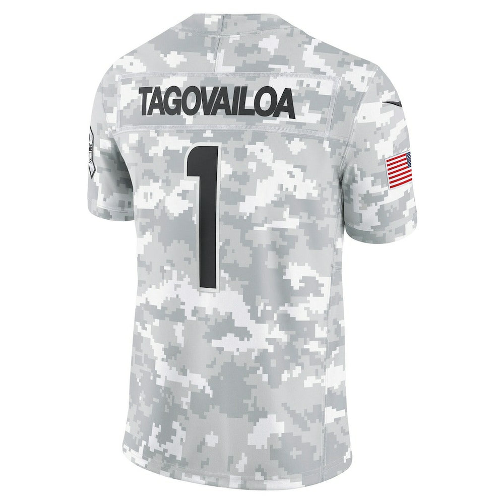 Tua Tagovailoa Miami Dolphins 2024 Salute to Service Limited Jersey - Arctic Camo | Nike sale