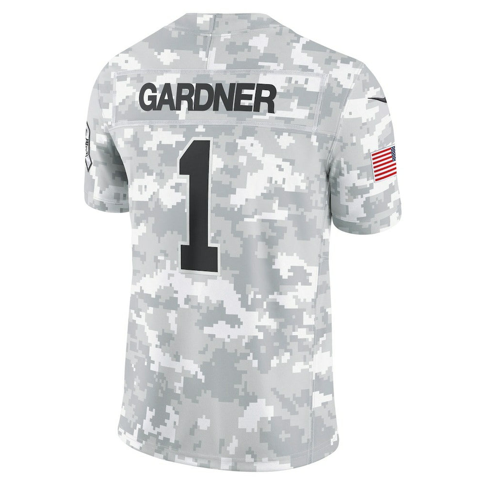 Sauce Gardner New York Jets 2024 Salute to Service Limited Jersey - Arctic Camo | Nike discount