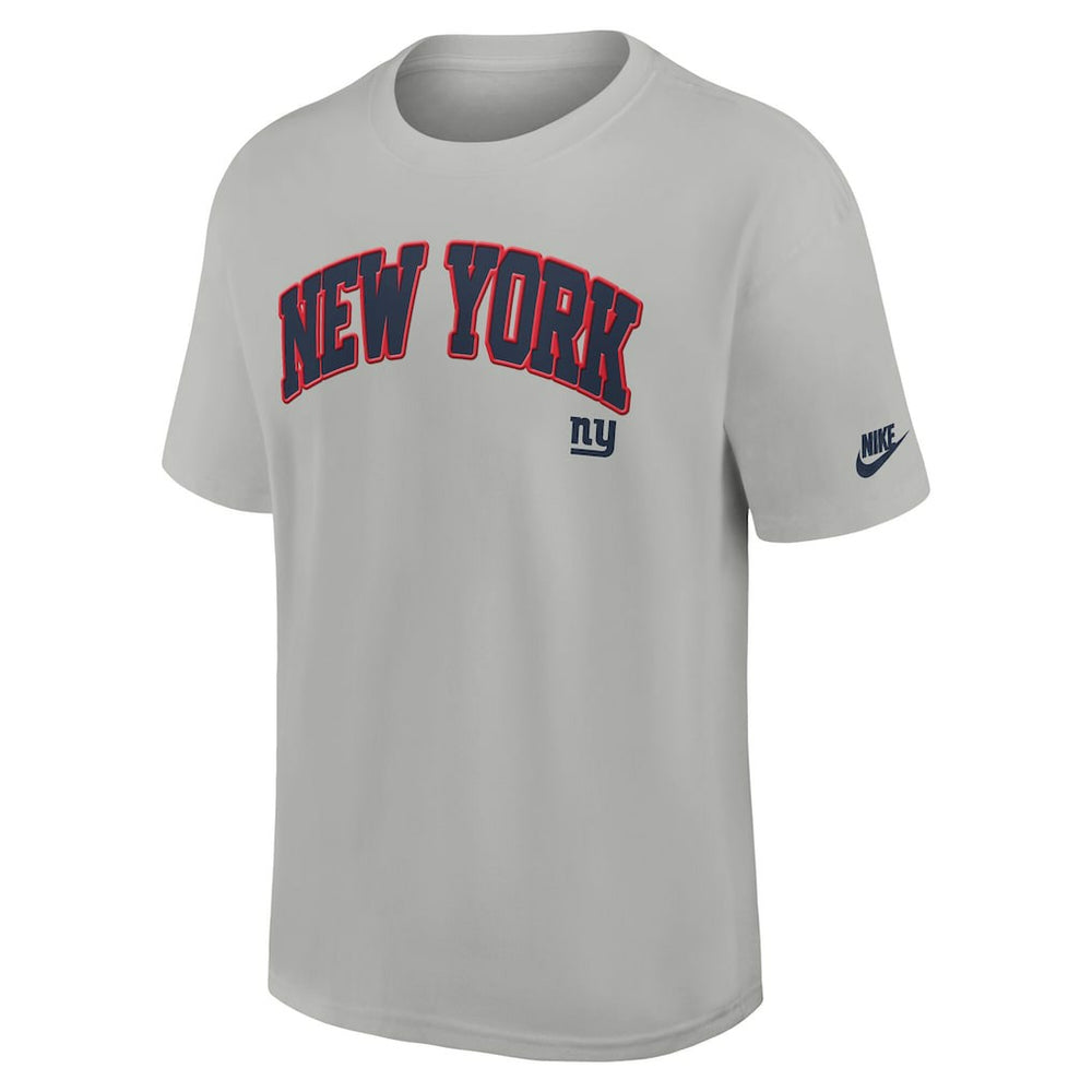 New York Giants Rewind Statement Max90 T-Shirt - Gray | Nike for sale