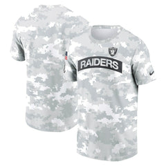Las Vegas Raiders 2024 Salute To Service Performance T-Shirt - Arctic Camo | Nike discount