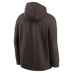 Cleveland Browns Rewind Club Logo Pullover Hoodie - Brown | Nike online