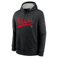 Atlanta Falcons Rewind Club Logo Pullover Hoodie - Black | Nike for sale