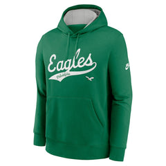Philadelphia Eagles Rewind Club Logo Pullover Hoodie - Kelly Green | Nike on sale