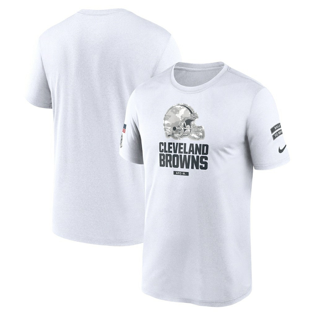 Cleveland Browns 2024 Salute To Service Legend Performance T-Shirt - White | Nike discount
