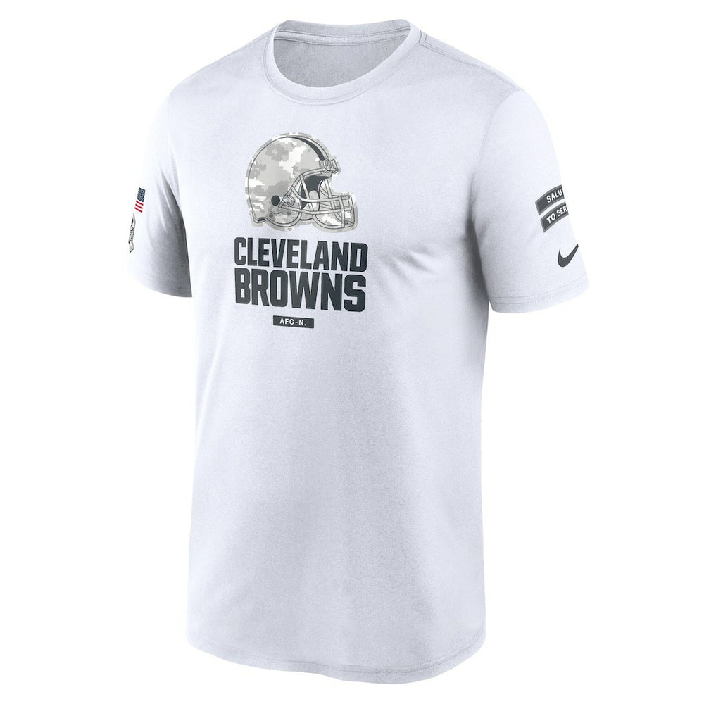 Cleveland Browns 2024 Salute To Service Legend Performance T-Shirt - White | Nike discount