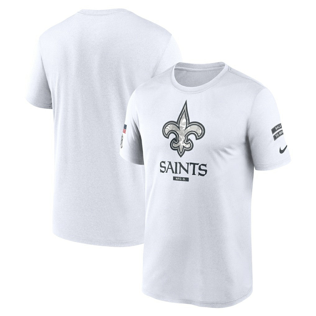 New Orleans Saints 2024 Salute To Service Legend Performance T-Shirt - White | Nike cheap