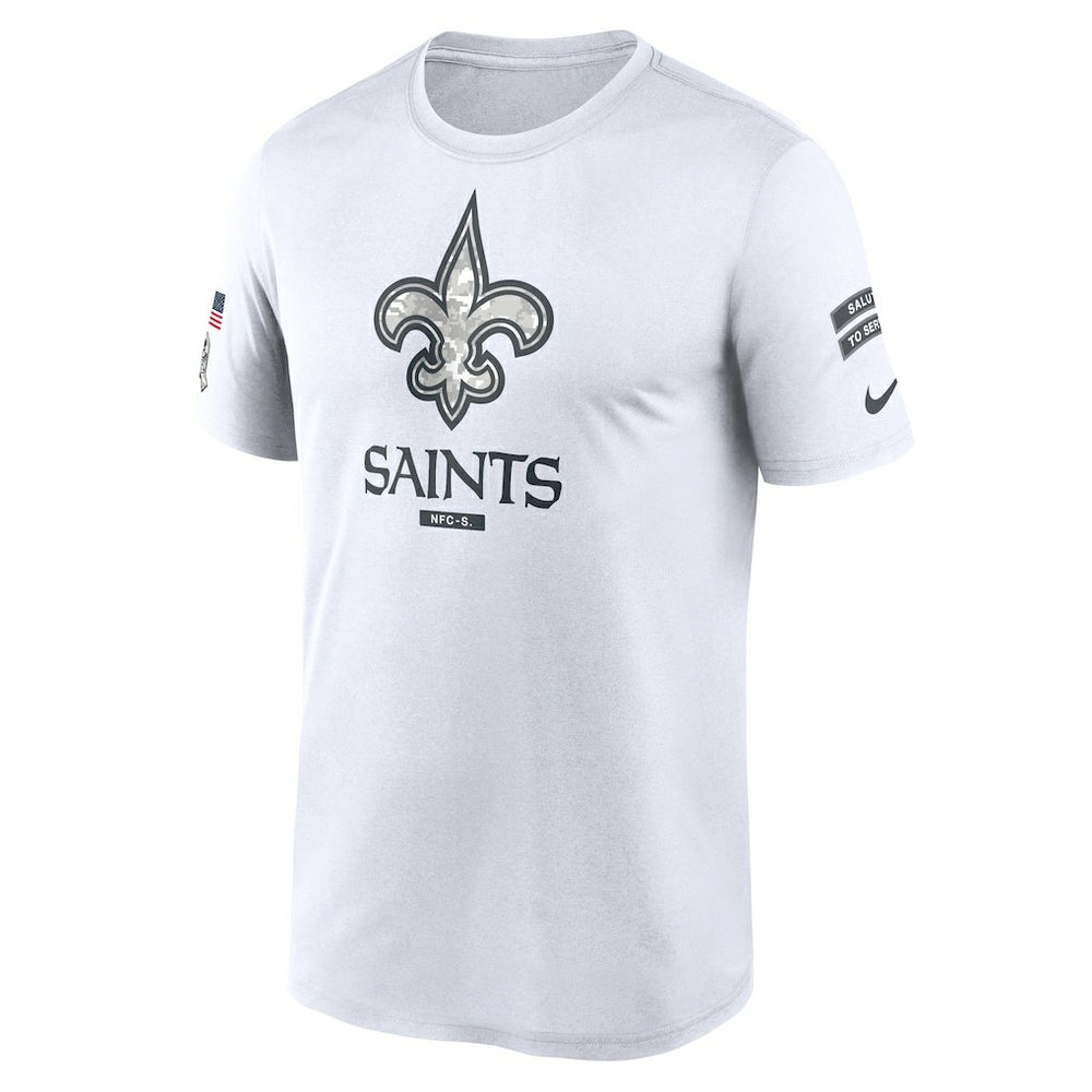 New Orleans Saints 2024 Salute To Service Legend Performance T-Shirt - White | Nike cheap