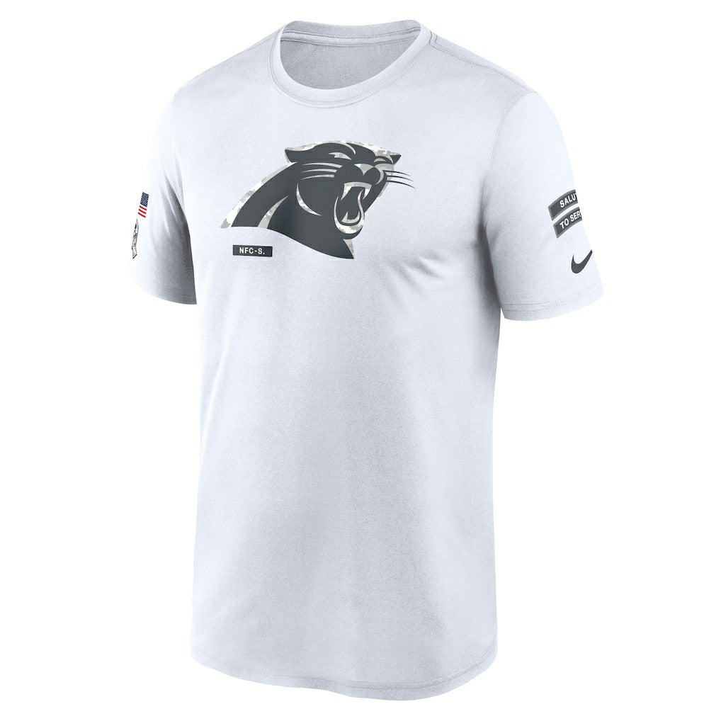 Carolina Panthers 2024 Salute To Service Legend Performance T-Shirt - White | Nike outlet