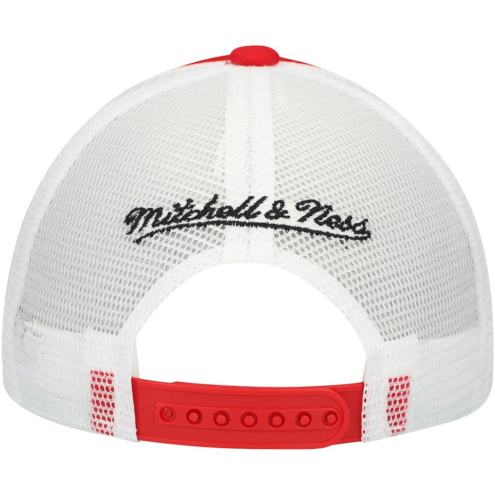 San Francisco 49ers Youth Stripe Trucker Adjustable Hat - Scarlet sale