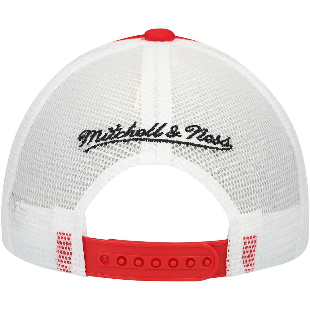 San Francisco 49ers Youth Stripe Trucker Adjustable Hat - Scarlet sale