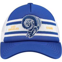 Los Angeles Rams Youth Stripe Trucker Adjustable Hat - Royal on sale