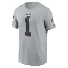 Ahmad Sauce Gardner New York Jets 2024 Salute To Service Name & Number T-Shirt - Gray | Nike outlet