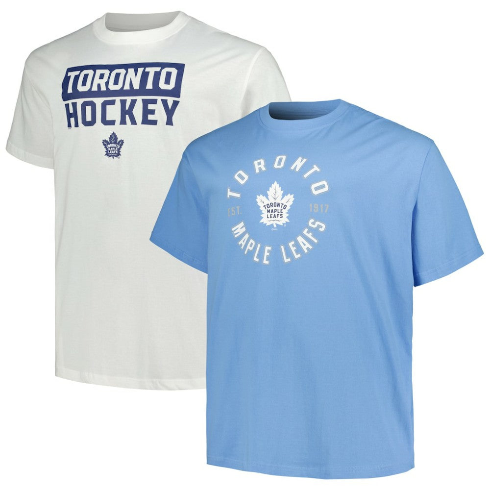 Toronto Maple Leafs Fanatics Big & Tall 2-Pack T-Shirt Set