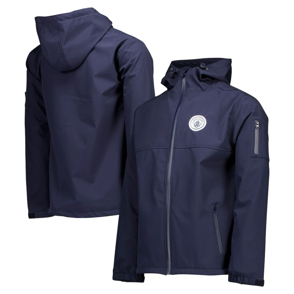 Manchester City Three-Layer Full-Zip Hoodie Jacket - Navy on sale