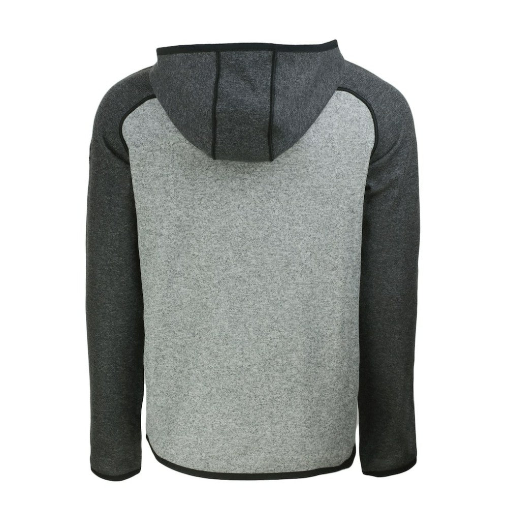 Baltimore Orioles Cutter & Buck City Connect Mainsail Full-Zip Hoodie - Heather Gray/Heather Charcoal